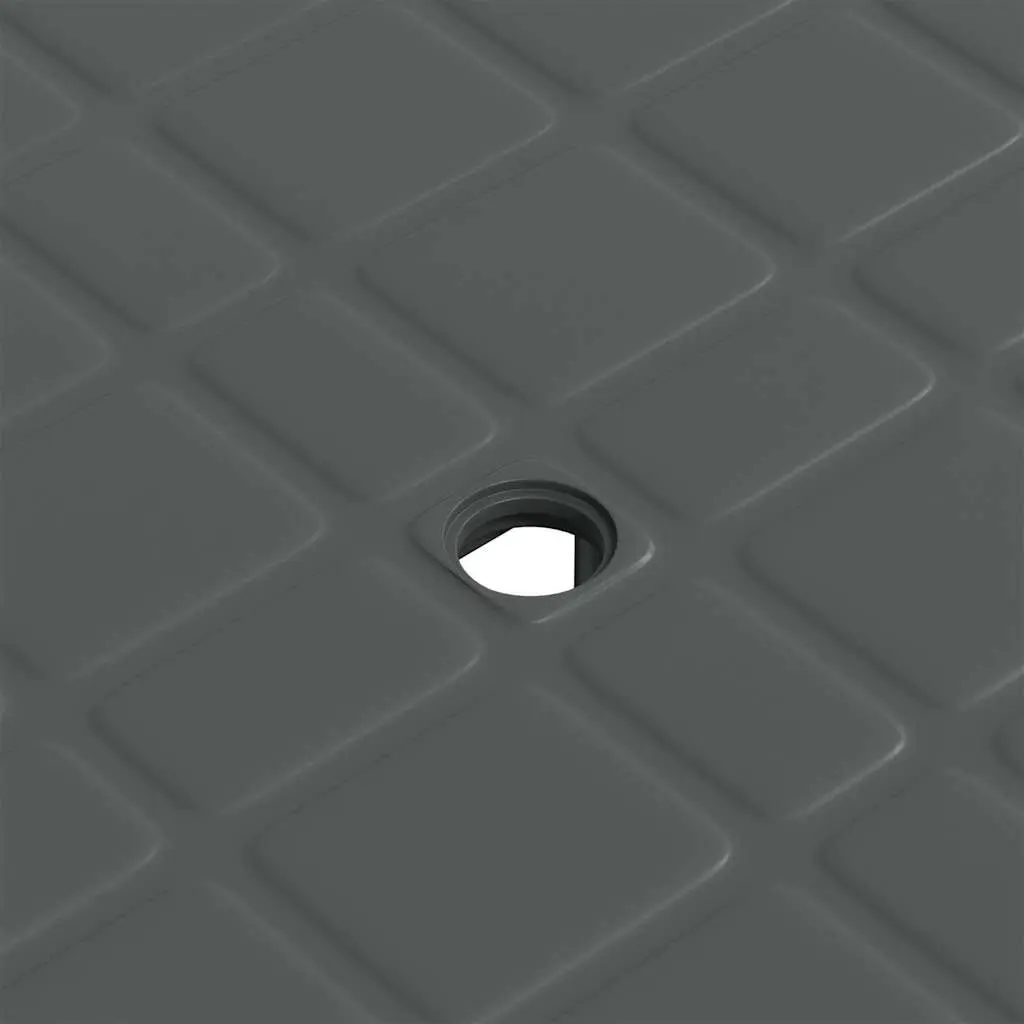 Garden Table Outdoor Dining Anthracite 80 x 75 x 72 cm Lightweight Plastic