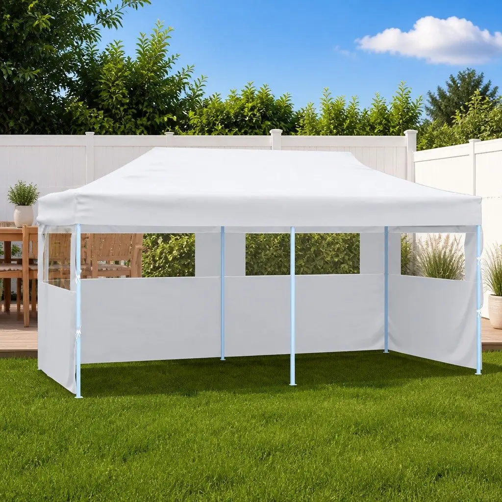 3x6m Folding Party Tent with Removable Sidewalls