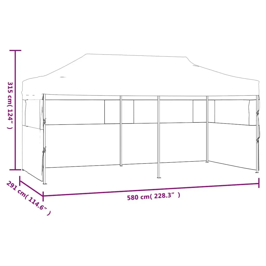 3x6m Folding Party Tent with Removable Sidewalls