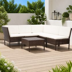 Specifications for the 6-Piece Garden Lounge Set