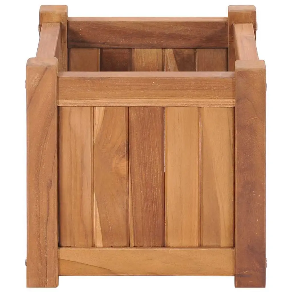 Raised Garden Bed Planter 30x30x30 cm Outdoor Wooden Box Patio Container