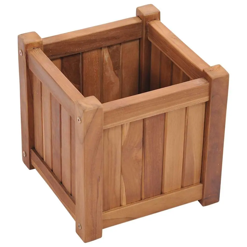 Raised Garden Bed Planter 30x30x30 cm Outdoor Wooden Box Patio Container