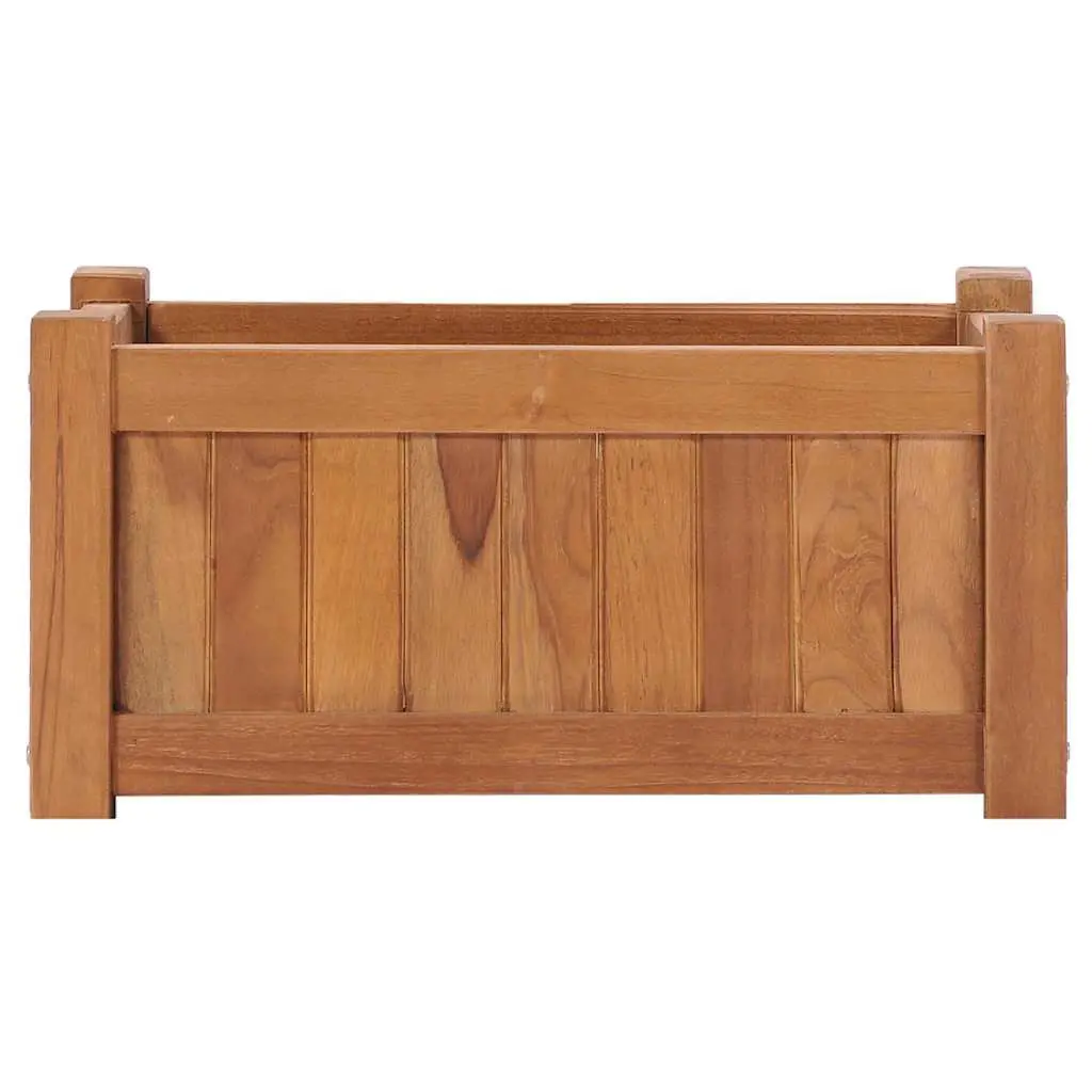 Raised Garden Bed Planter 50x25x25 cm Brown Wood Outdoor Patio Balcony
