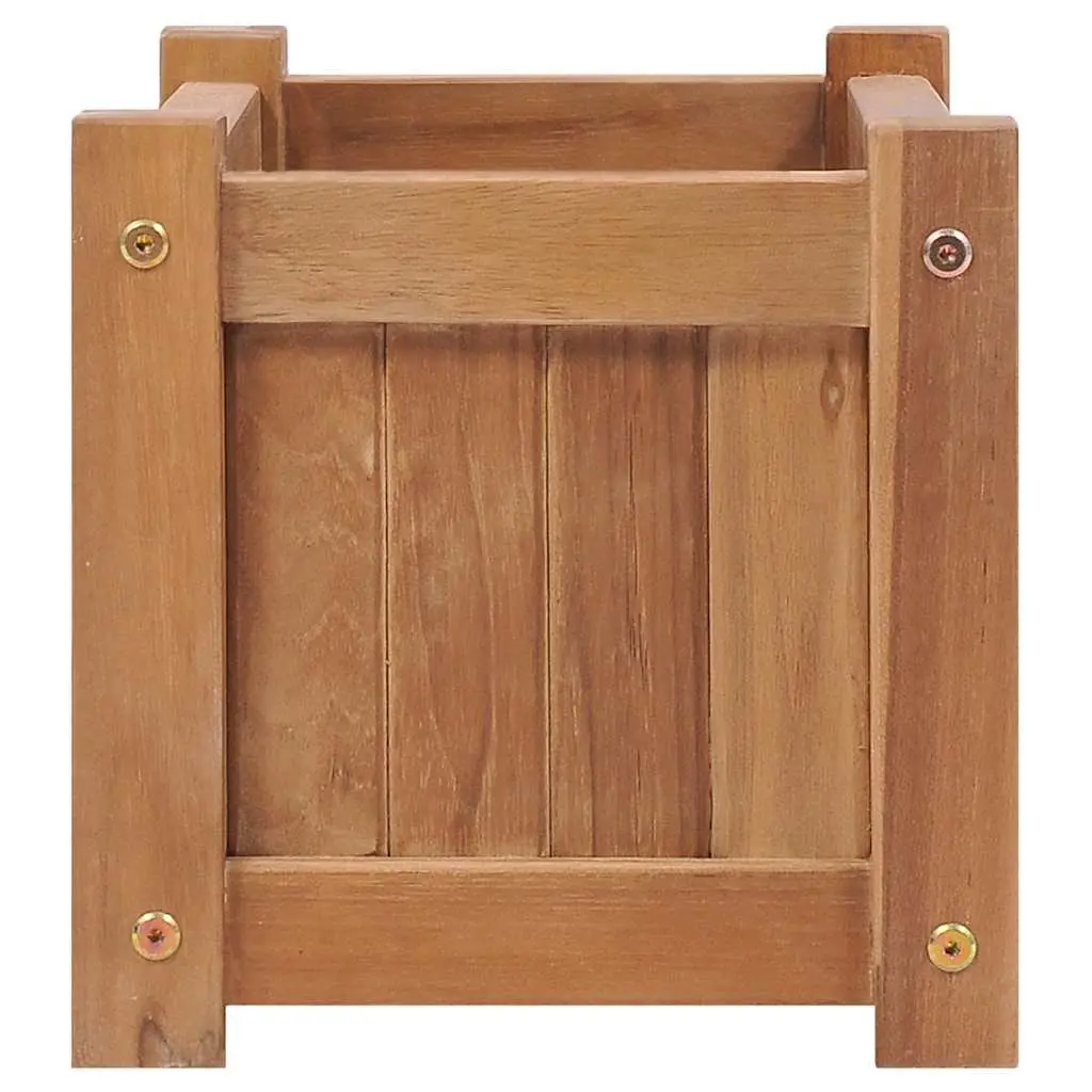 Raised Garden Bed Planter 50x25x25 cm Brown Wood Outdoor Patio Balcony