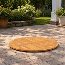 Specifications of Round Teak Wood Table Top 90cm