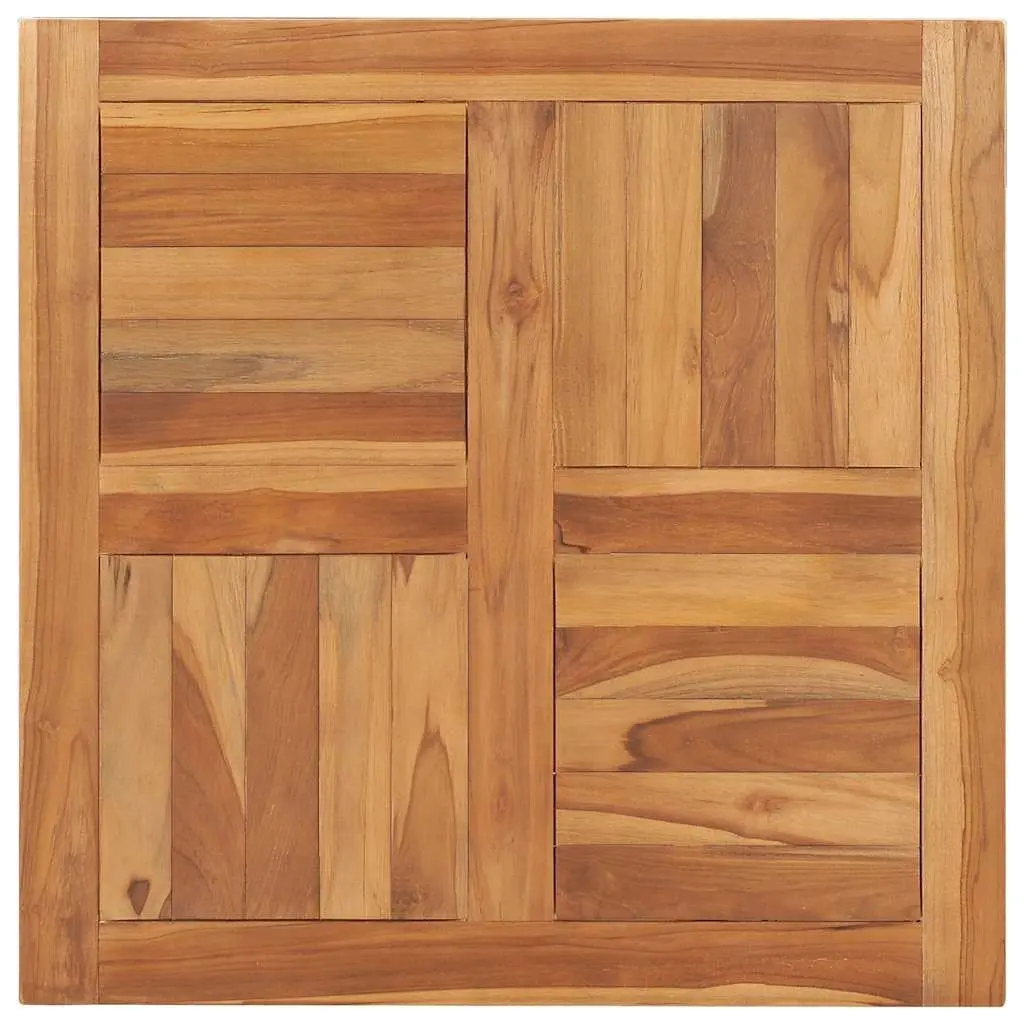 Solid Teak Wood Table Top 70x70cm Brown