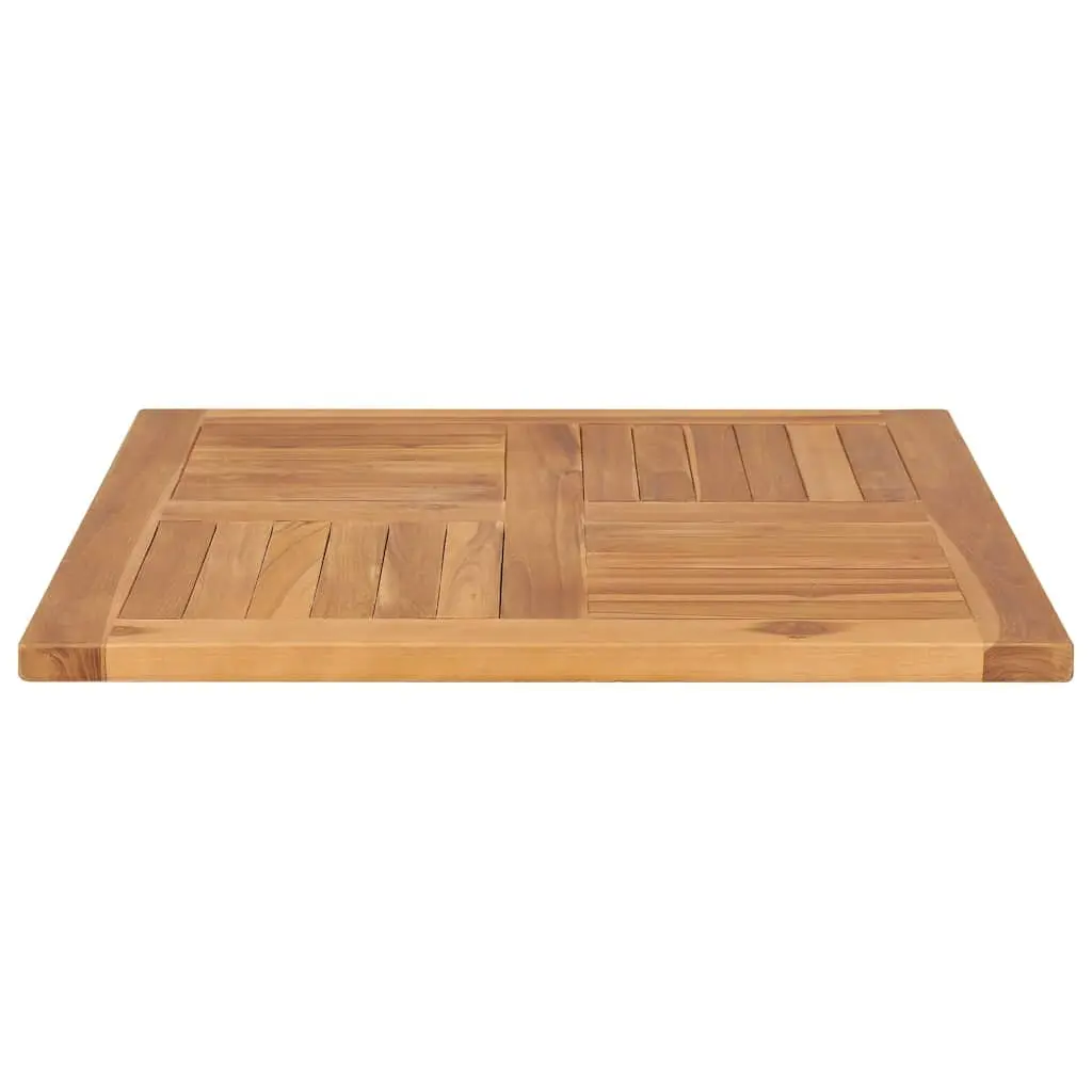 Solid Teak Wood Table Top 70x70cm Brown