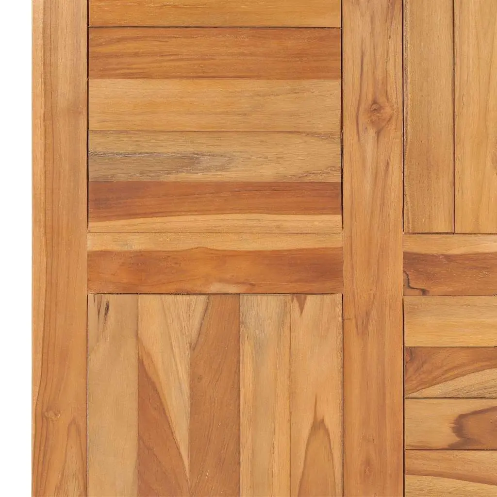 Solid Teak Wood Table Top 70x70cm Brown