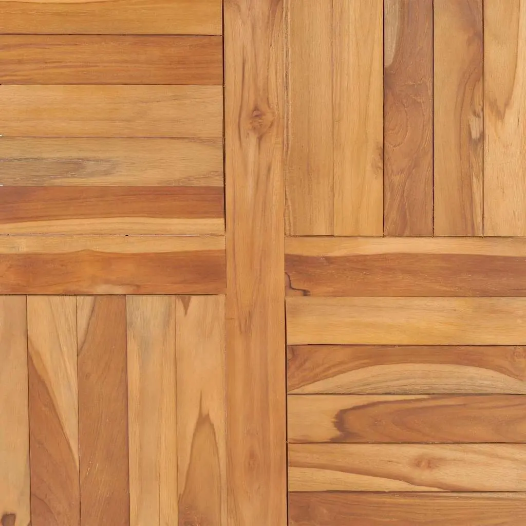 Solid Teak Wood Table Top 70x70cm Brown