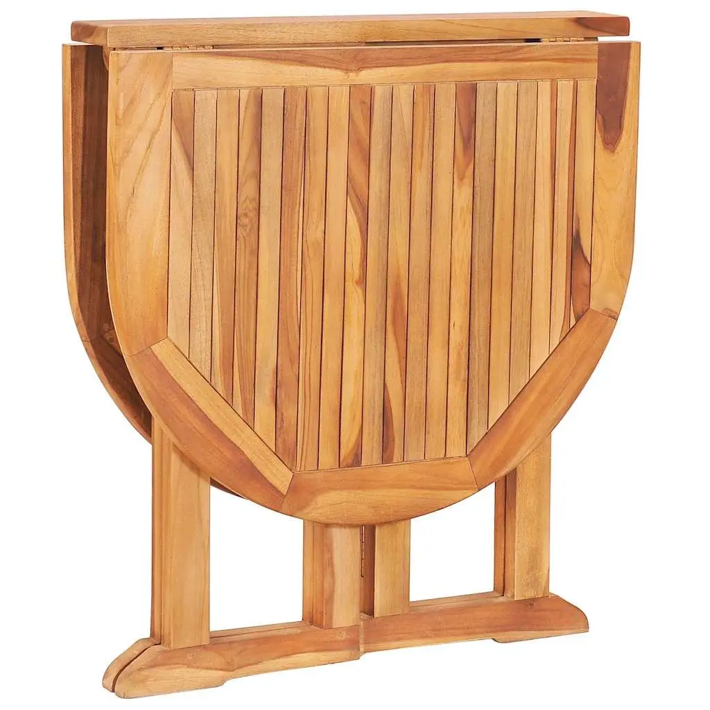 Folding Butterfly Garden Dining Table 120cm x 70cm Brown