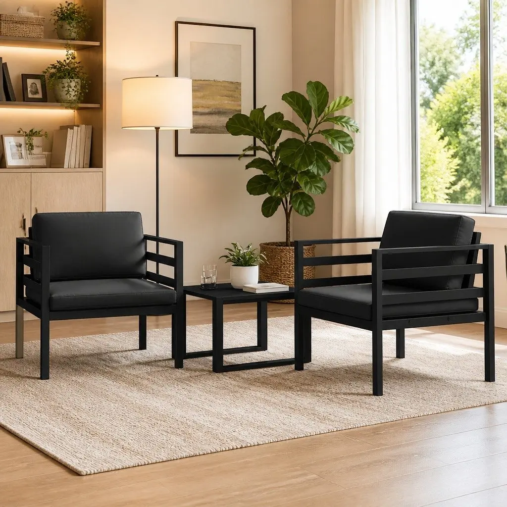 Single Sofa Anthracite Indoor Outdoor Seating Modular Lounge