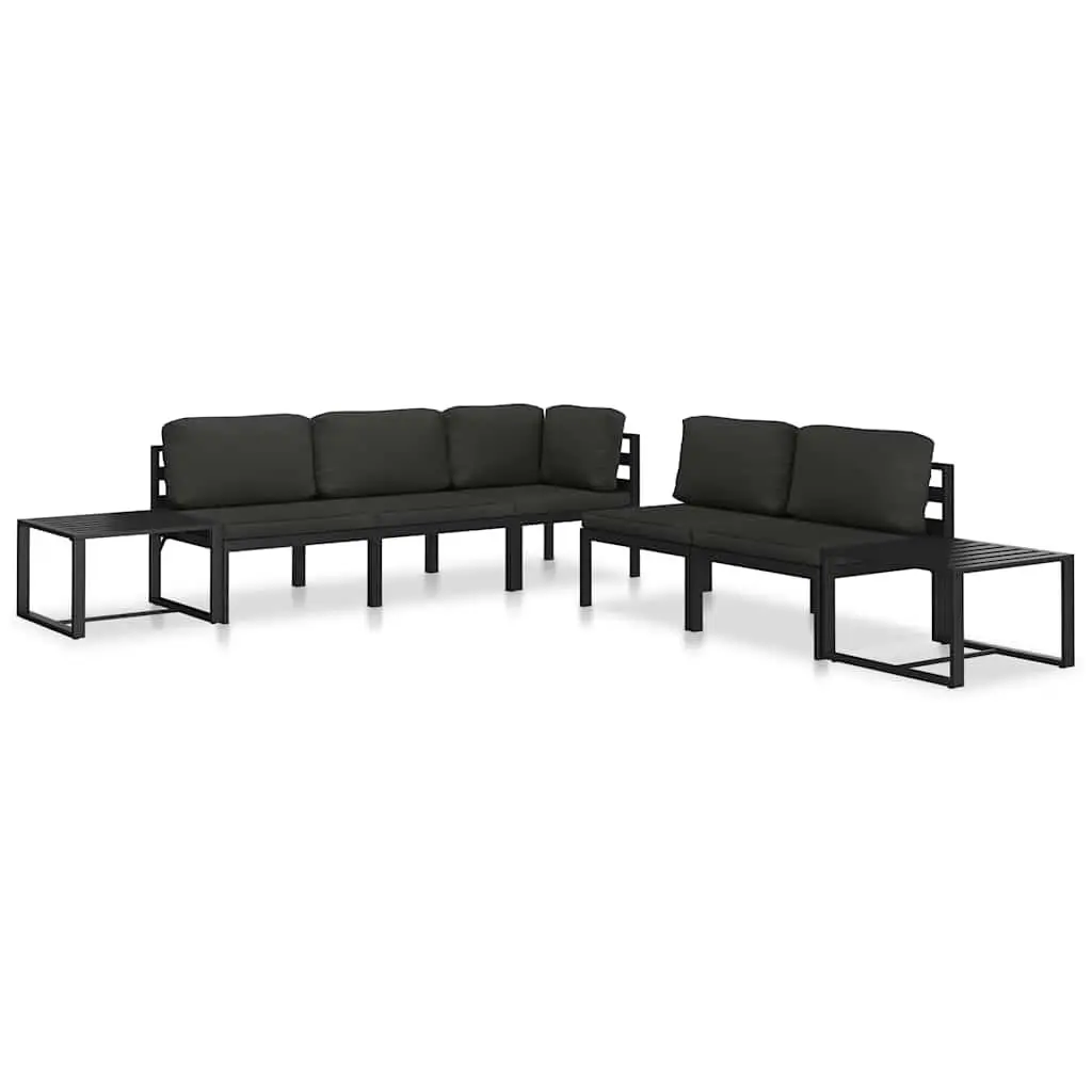 Single Sofa Anthracite Indoor Outdoor Seating Modular Lounge