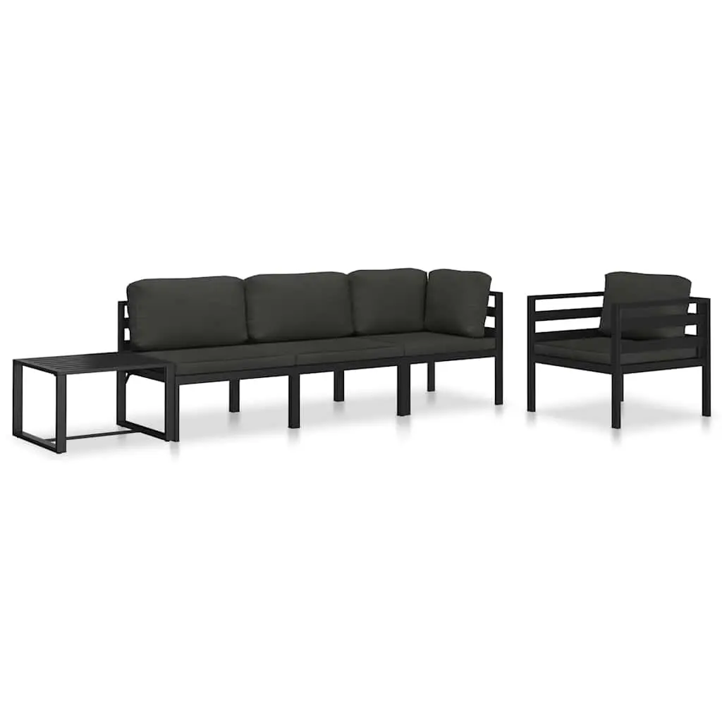 Single Sofa Anthracite Indoor Outdoor Seating Modular Lounge