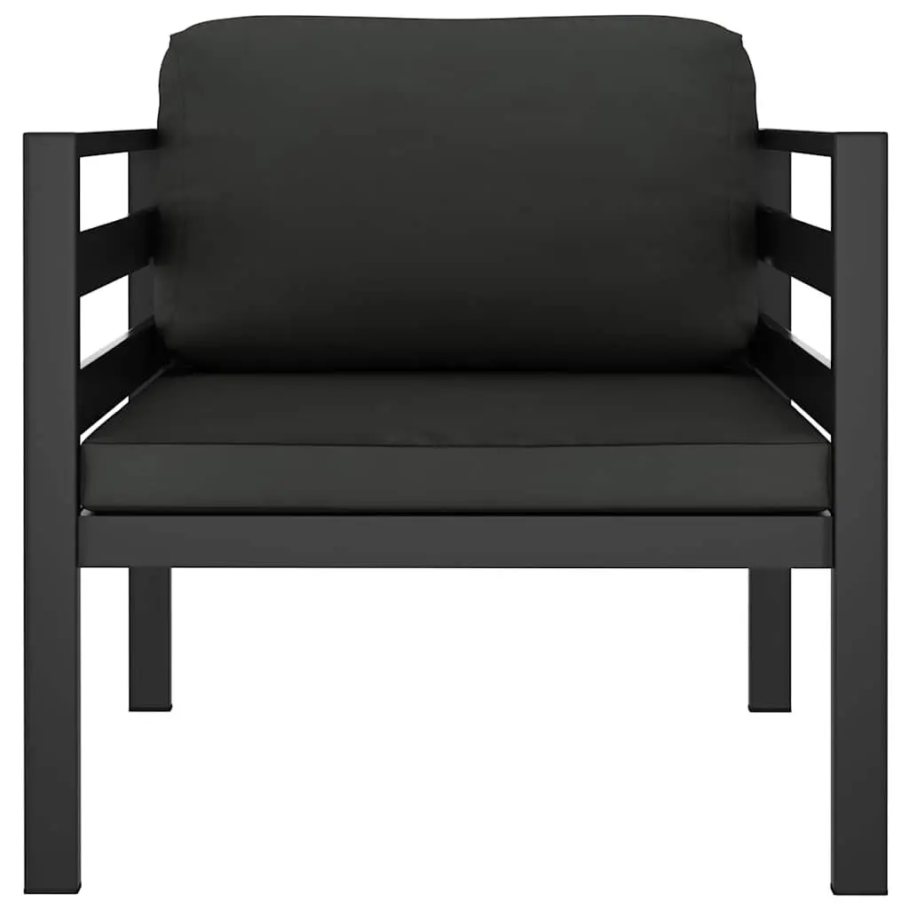 Single Sofa Anthracite Indoor Outdoor Seating Modular Lounge