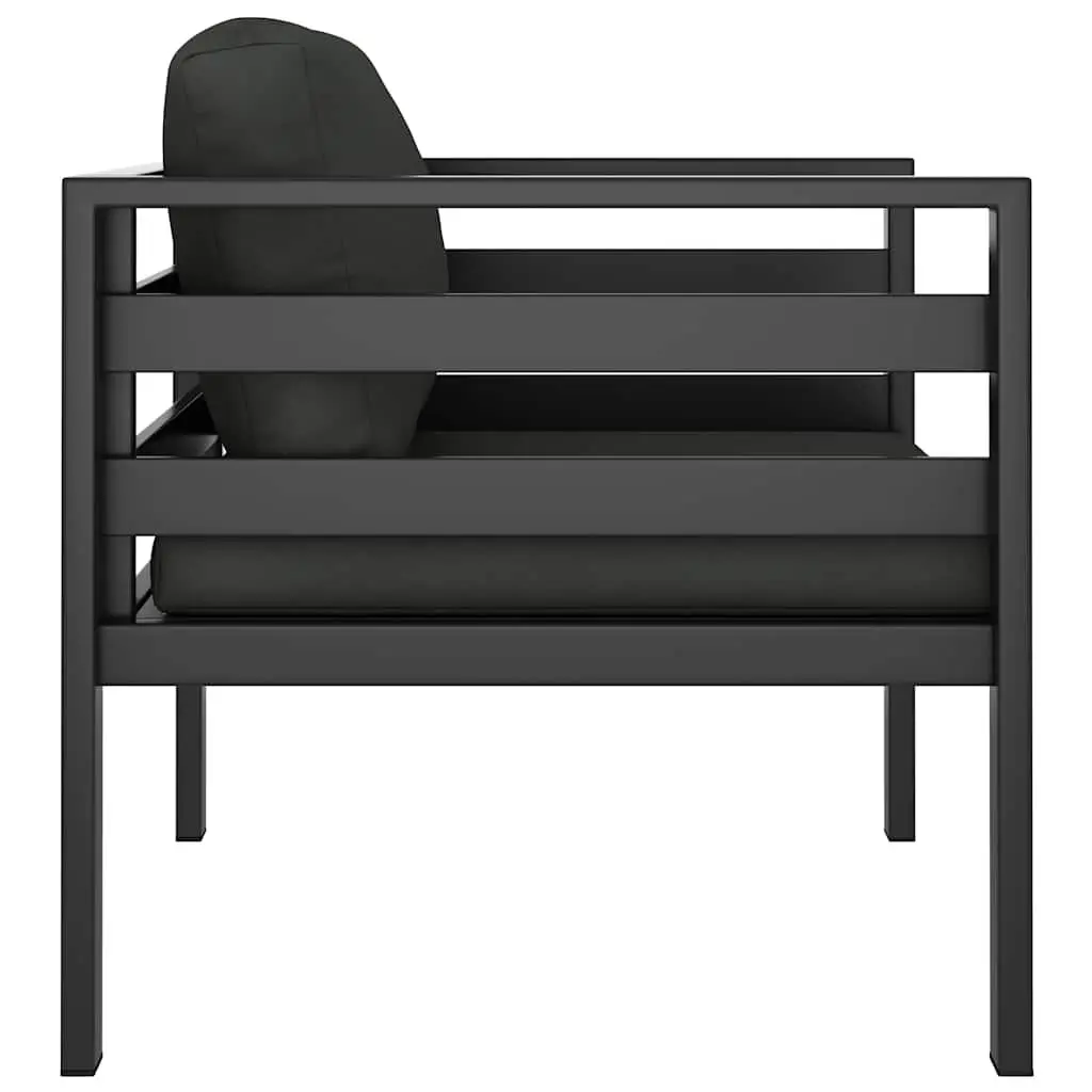 Single Sofa Anthracite Indoor Outdoor Seating Modular Lounge