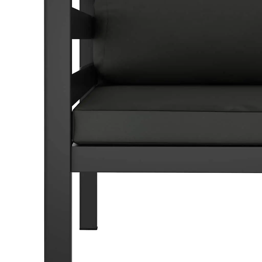 Single Sofa Anthracite Indoor Outdoor Seating Modular Lounge