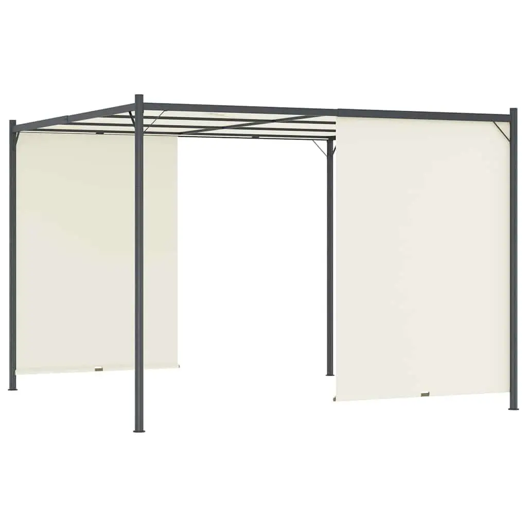 Garden Pergola Outdoor Use 3x3m Adjustable Retractable Roof Sliding Canopy