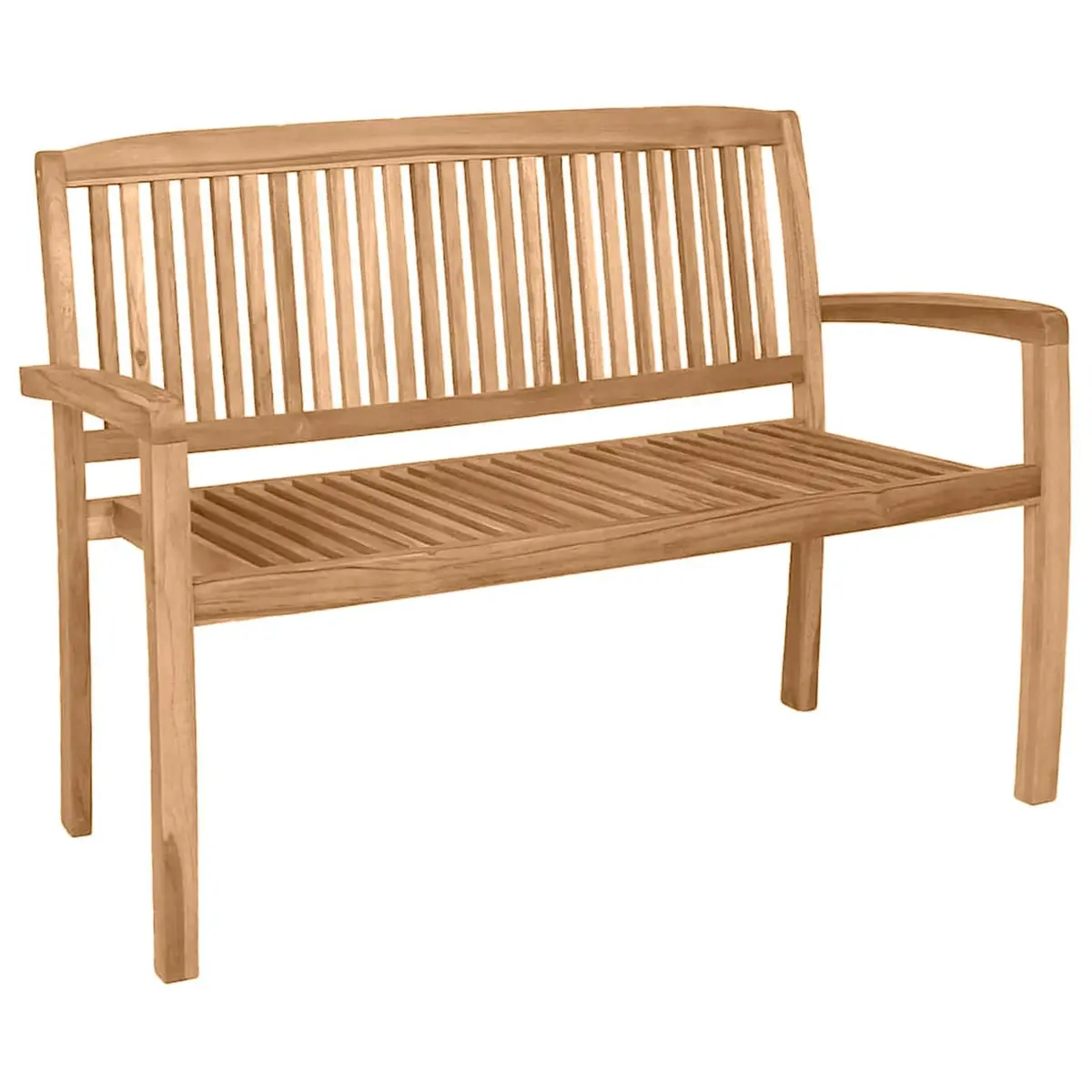 Outdoor Teak Stacking Bench 120cm for 2 Persons