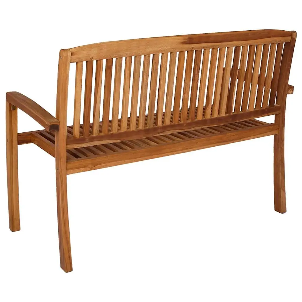 Outdoor Teak Stacking Bench 120cm for 2 Persons