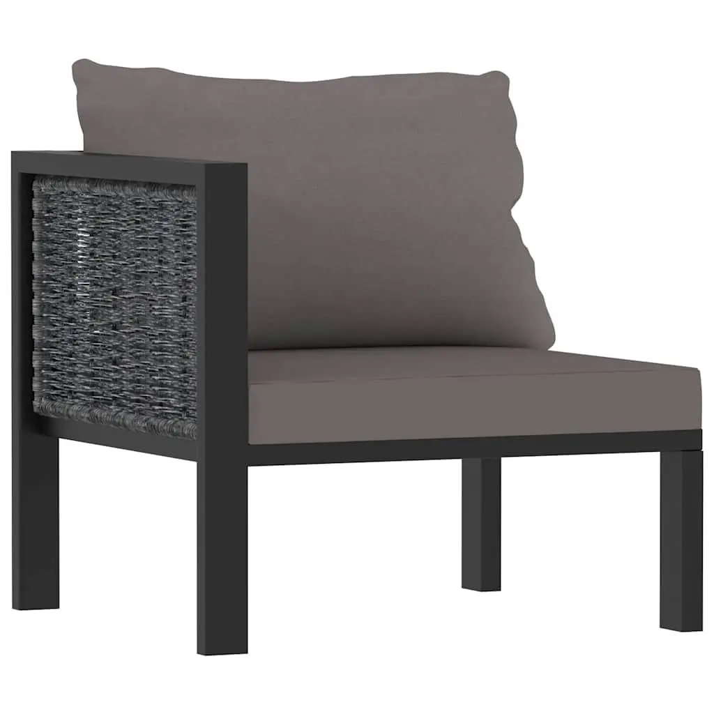 3-Seater Outdoor Sofa Hand-Woven Poly Rattan Lounge Garden Patio Furniture