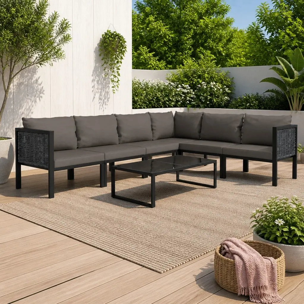 7-Piece Modular Garden Lounge Set