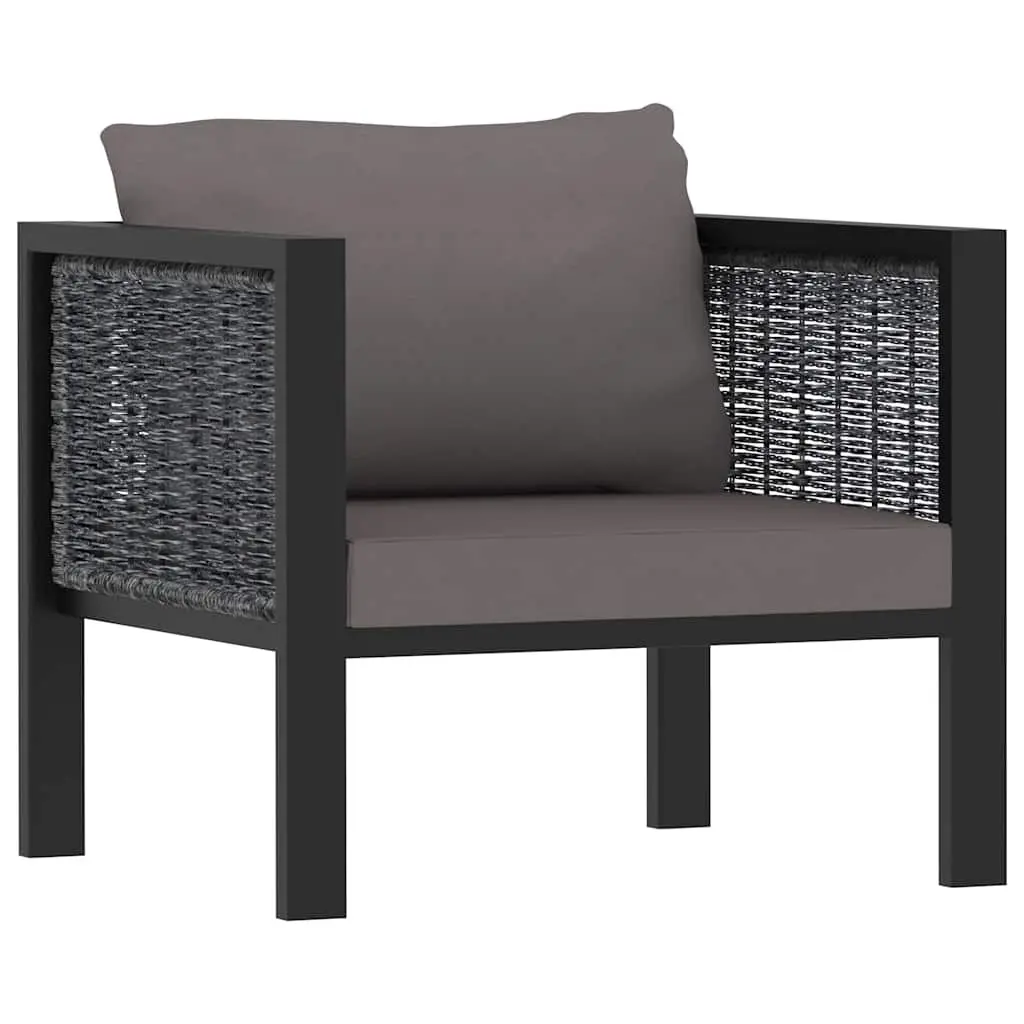 Outdoor Lounge Set 8 Piece Garden Patio Furniture Poly Rattan with Cushions