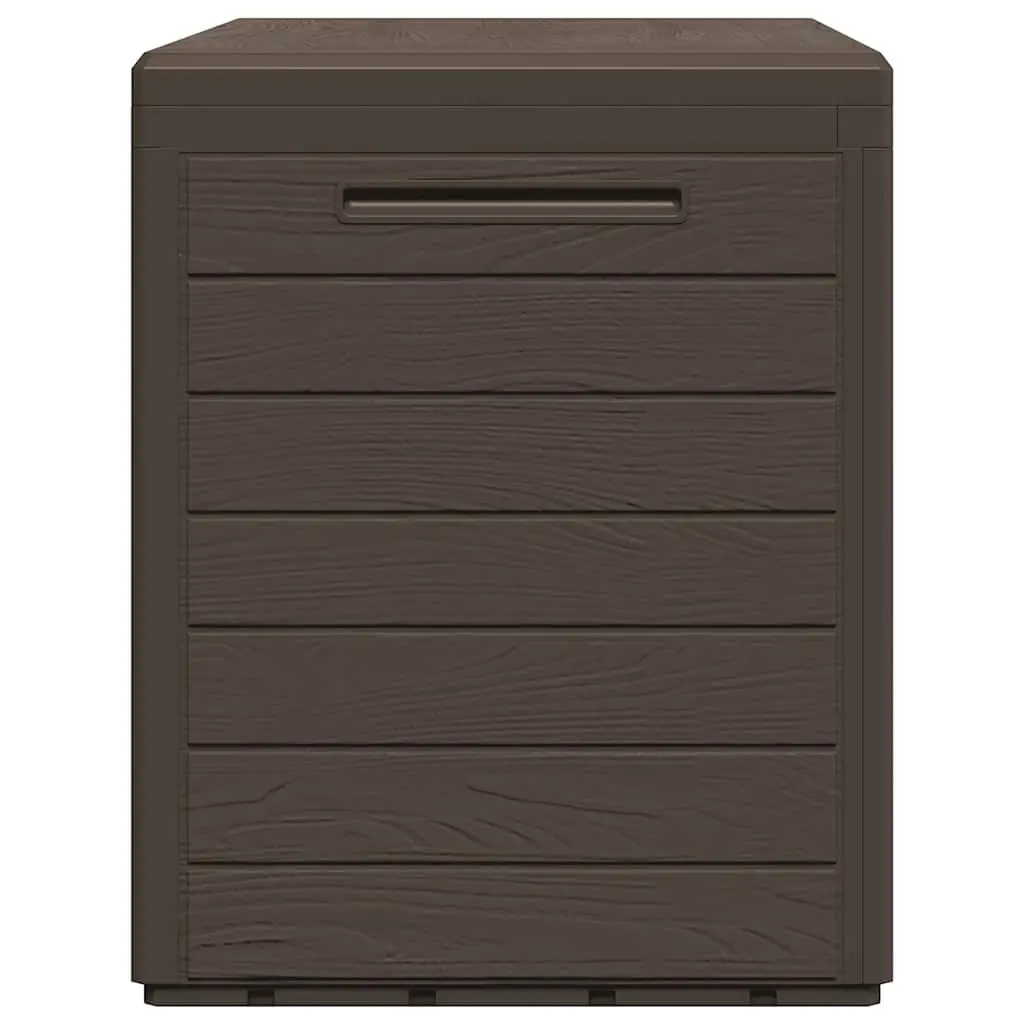 Outdoor Storage Box for Garden and Patio Brown 78x44x55cm