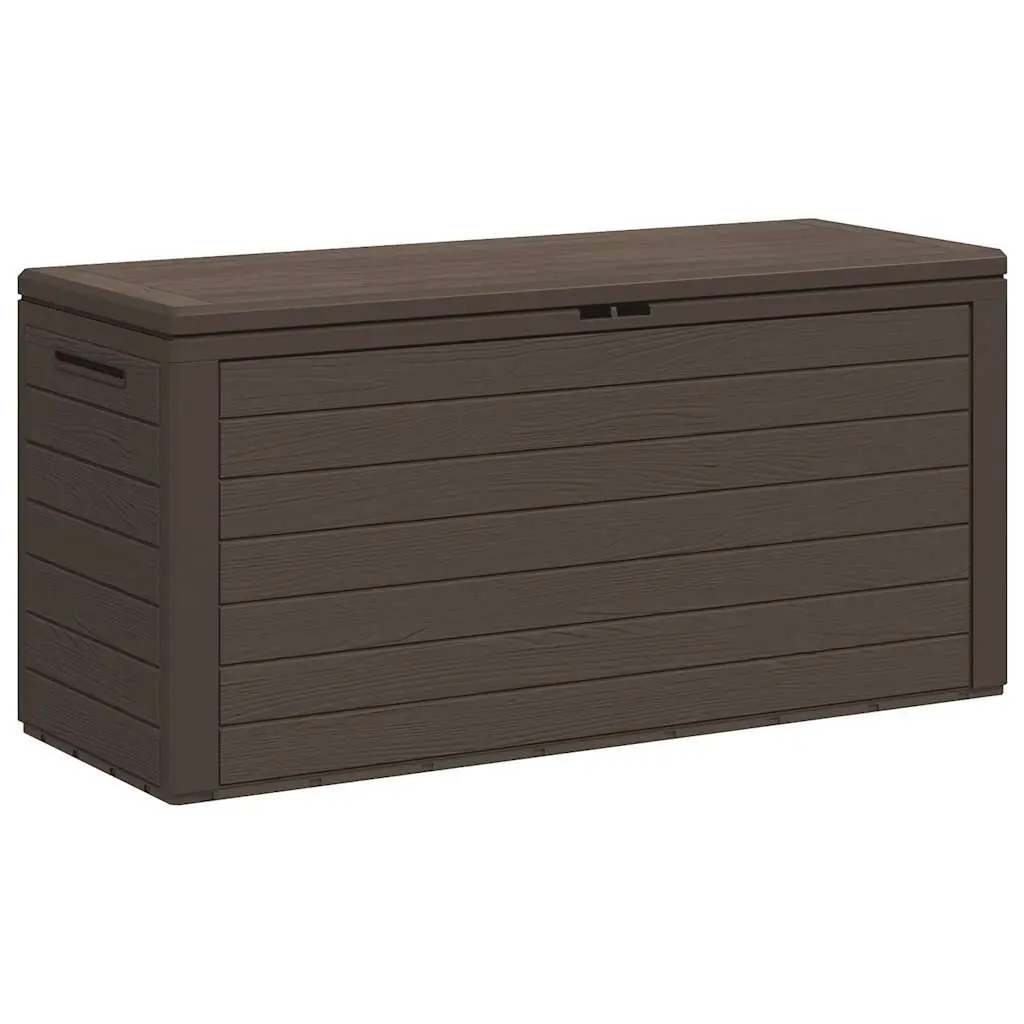 Garden Storage Box Brown Outdoor Patio Deck Furniture Cushion Blanket Pillow