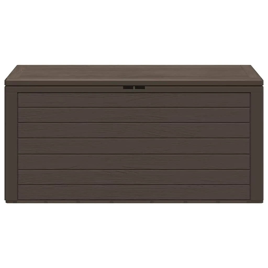 Garden Storage Box Brown Outdoor Patio Deck Furniture Cushion Blanket Pillow