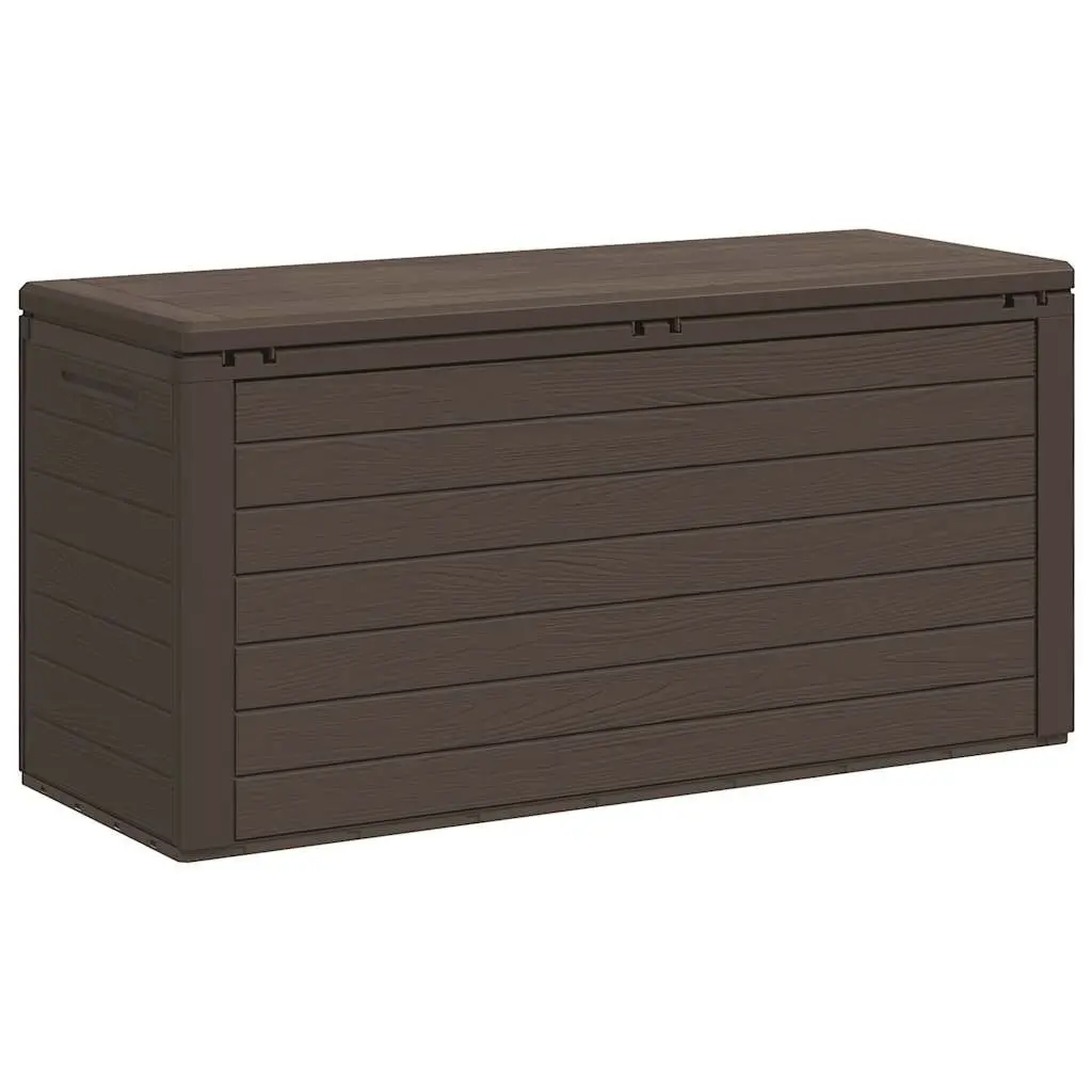 Garden Storage Box Brown Outdoor Patio Deck Furniture Cushion Blanket Pillow
