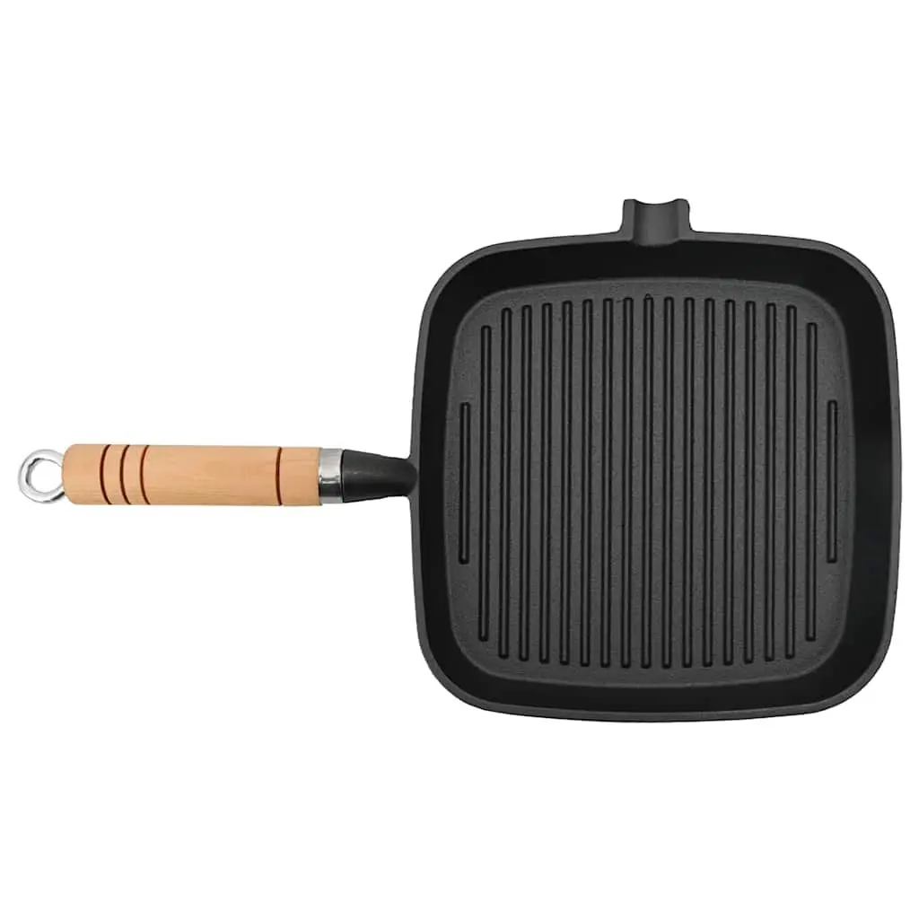 Cast Iron Grill Pan 20x20 cm