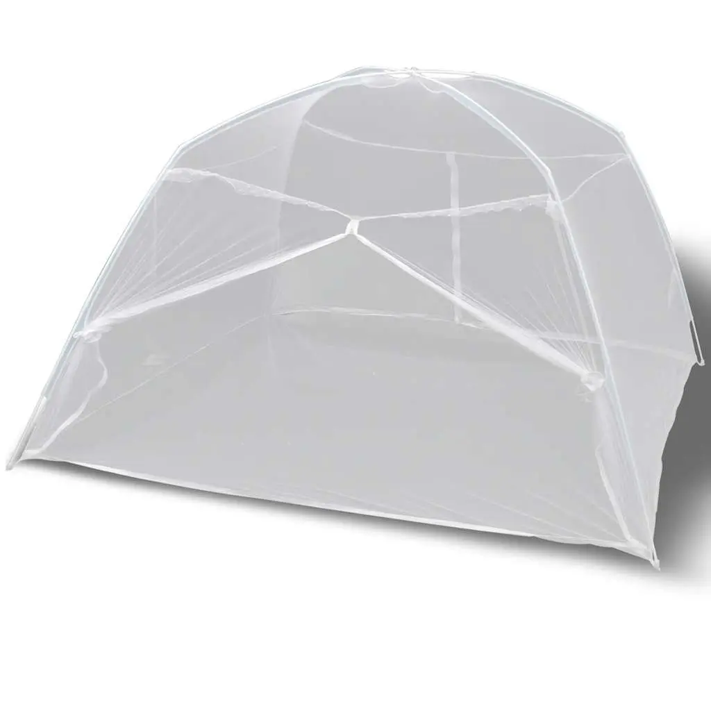 Mosquito Net Indoor Outdoor Camping Insect Screen Mongolian Yurt 200 x 180 x 150 cm White