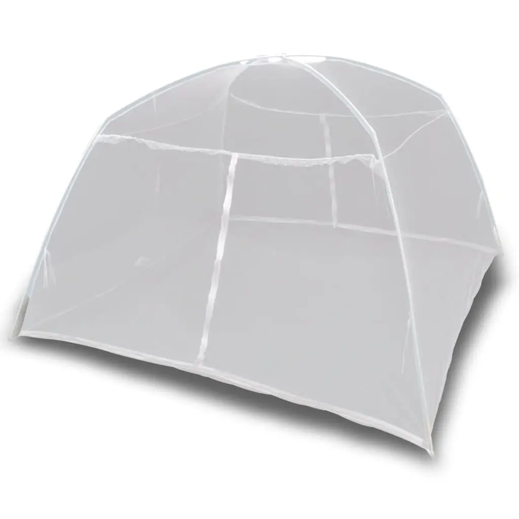 Mosquito Net Indoor Outdoor Camping Insect Screen Mongolian Yurt 200 x 180 x 150 cm White
