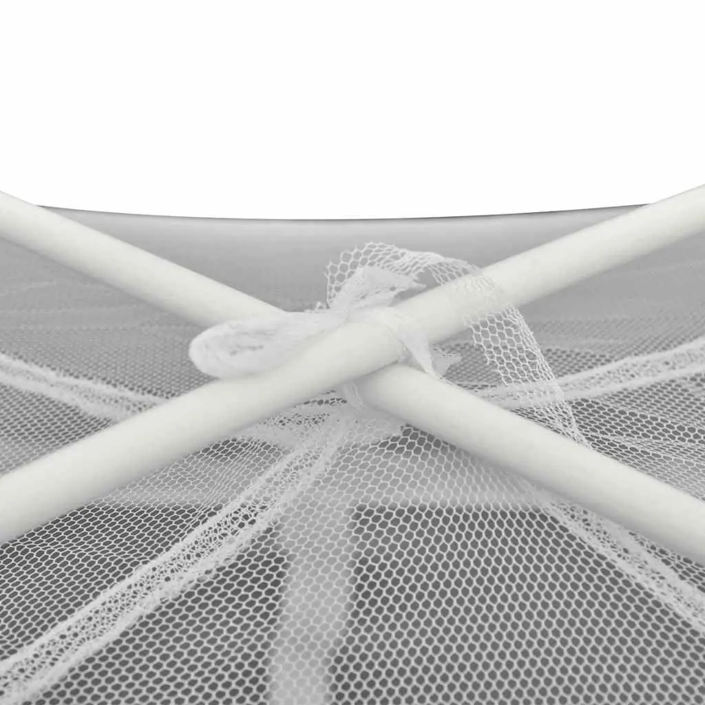 Mosquito Net Indoor Outdoor Camping Insect Screen Mongolian Yurt 200 x 180 x 150 cm White
