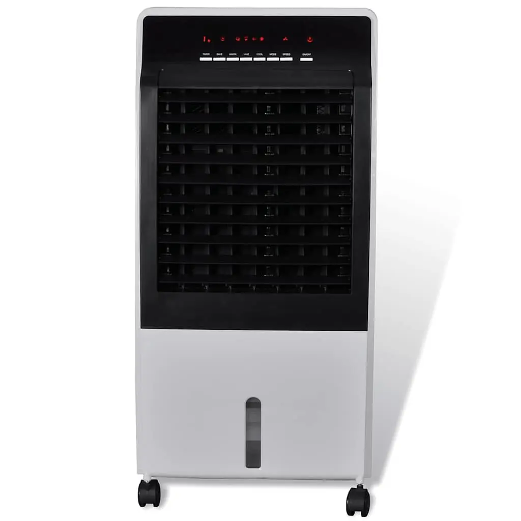 Portable Evaporative Air Cooler Humidifier Purifier for Medium Rooms 8L Water Tank White
