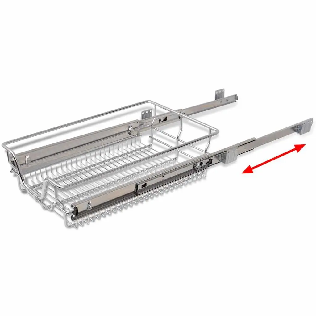 Pull-Out Wire Kitchen Baskets, 2 pcs