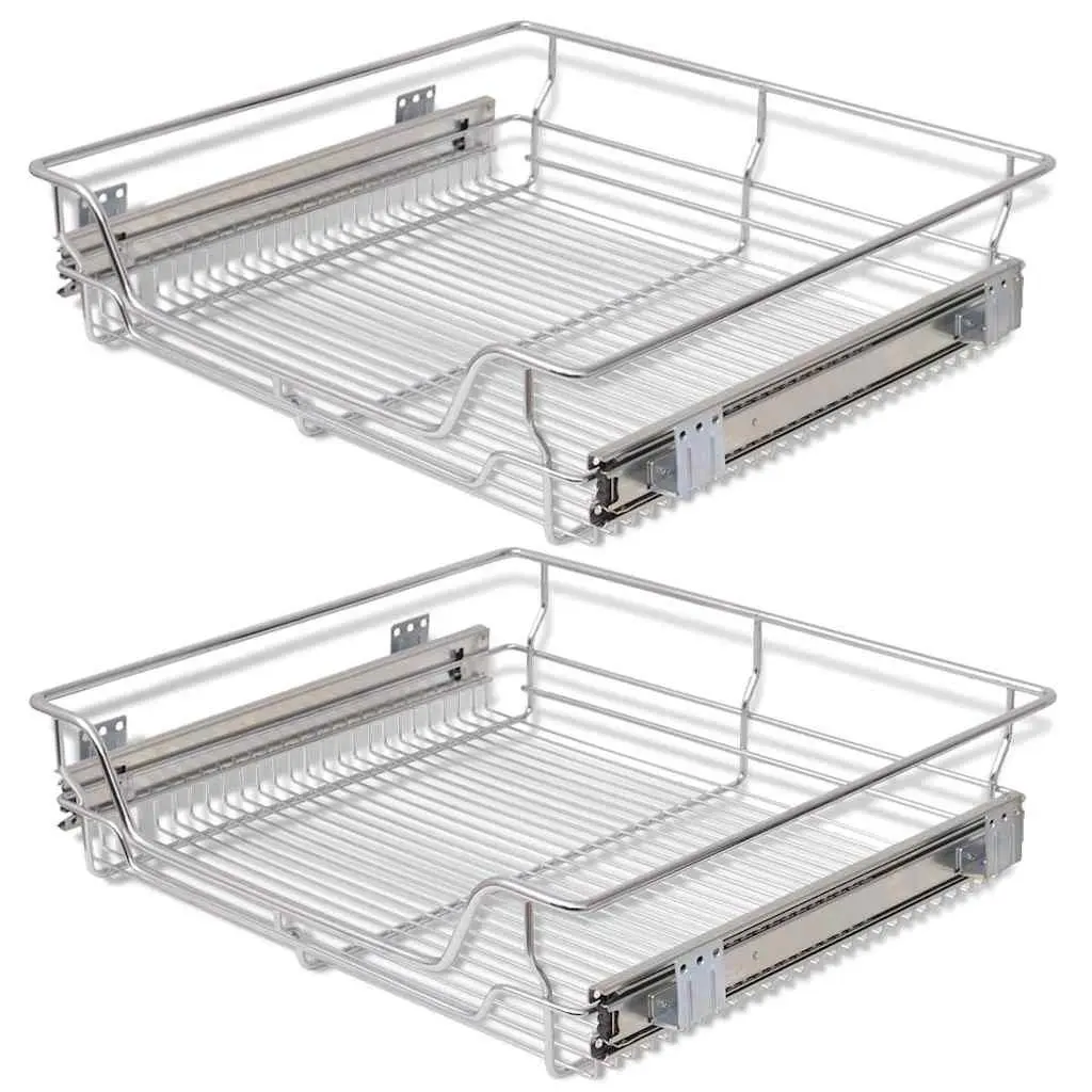 Pull-Out Wire Baskets 600 mm for Kitchen Storage