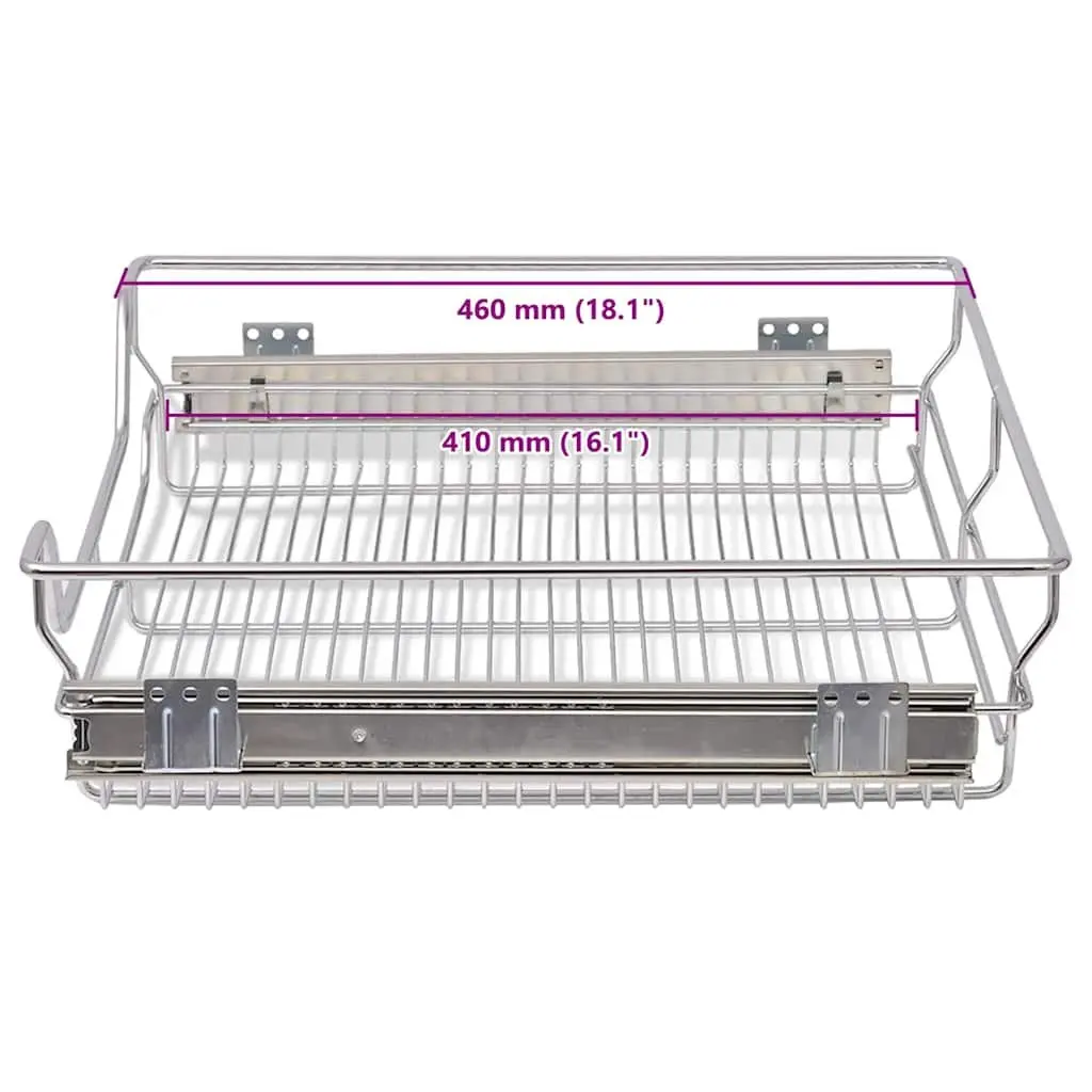 Pull-Out Wire Baskets 600 mm for Kitchen Storage