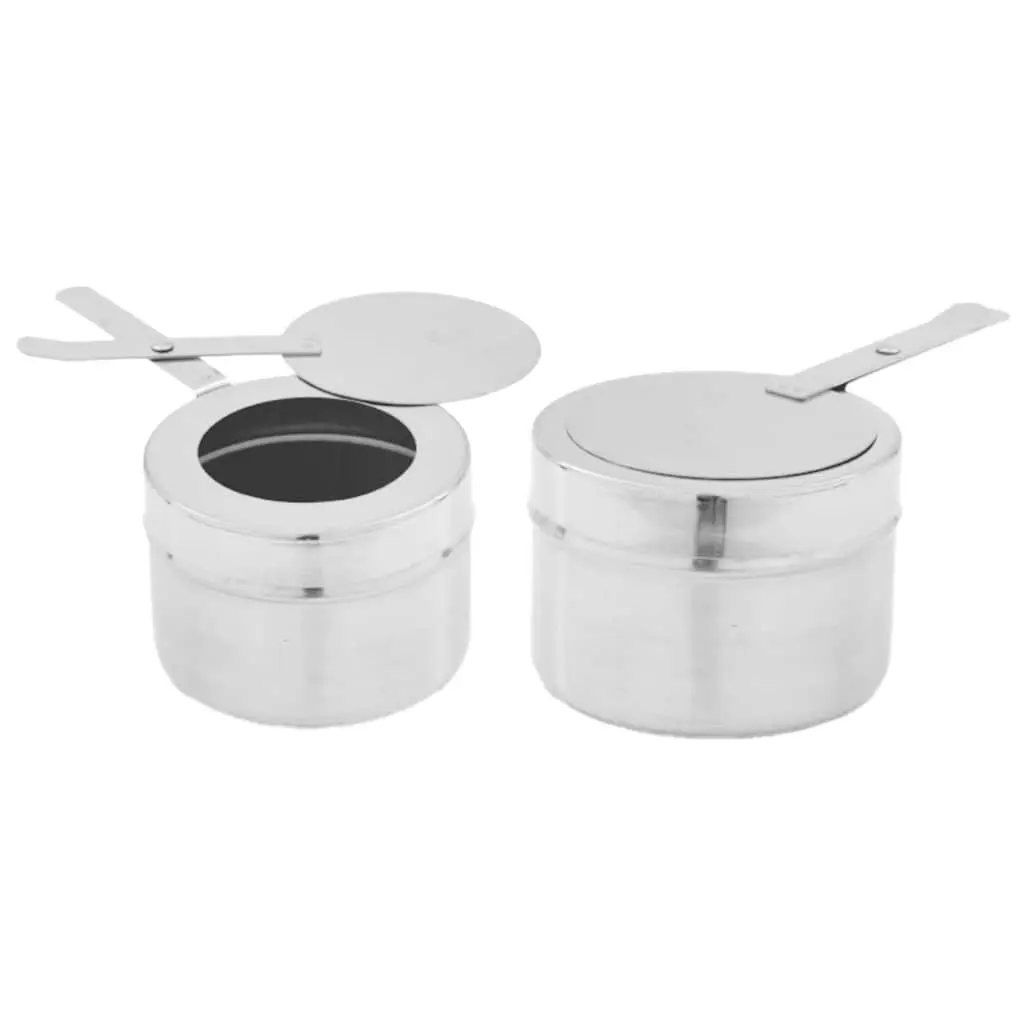 Chafing Dish Set 2 Piece Stainless Steel Food Warmer Catering Use