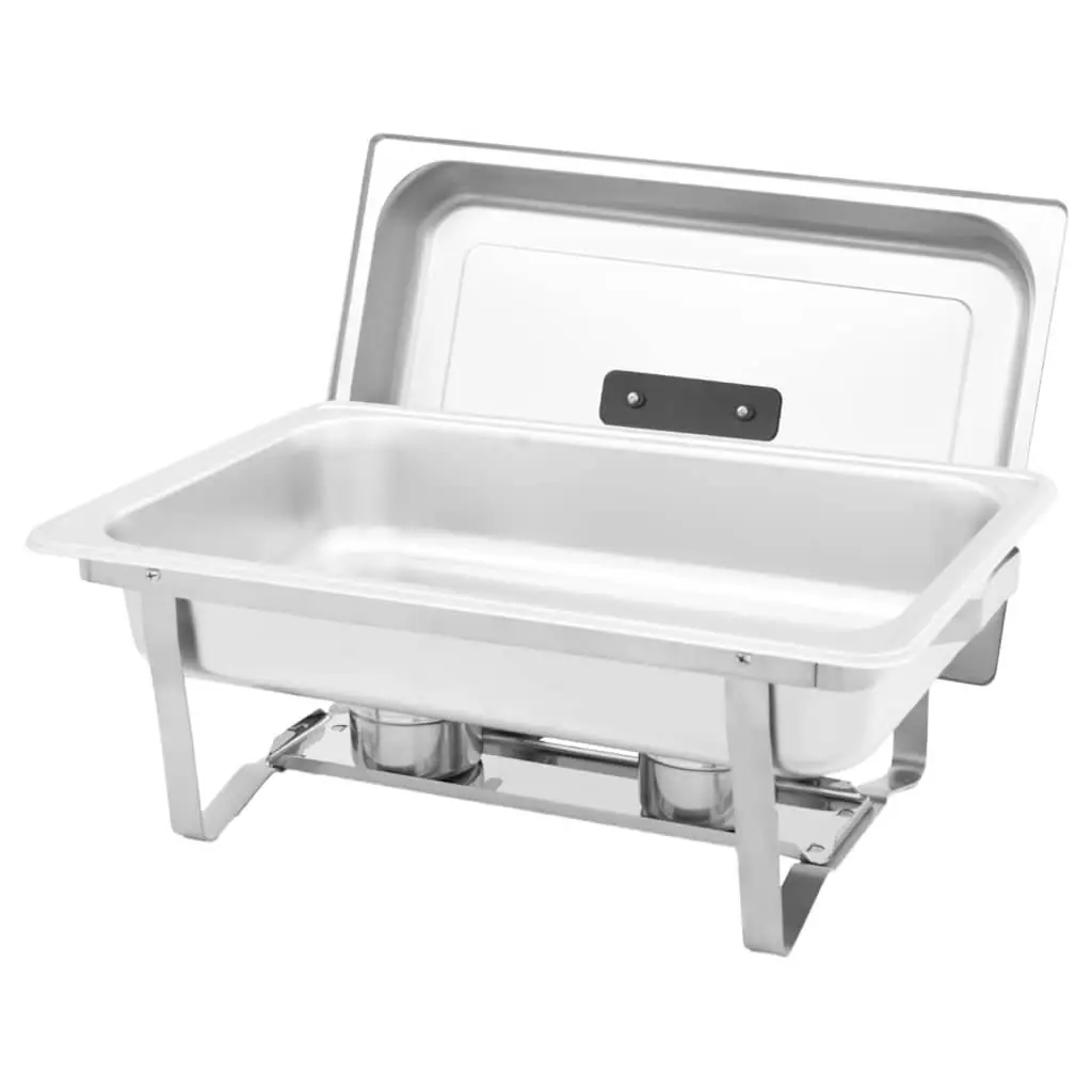 Chafing Dish Set 3 Piece Stainless Steel Food Warmer Gastronorm Catering