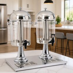 Specifications of a Double Beverage Dispenser: 2 x 8L Capacity