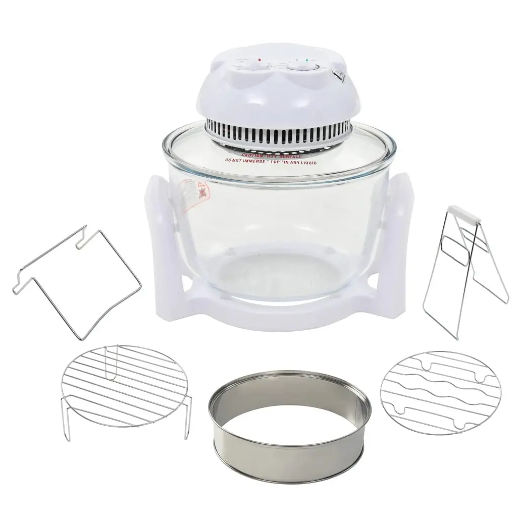 Halogen Convection Oven 800W, 10L Capacity, Glass Bowl