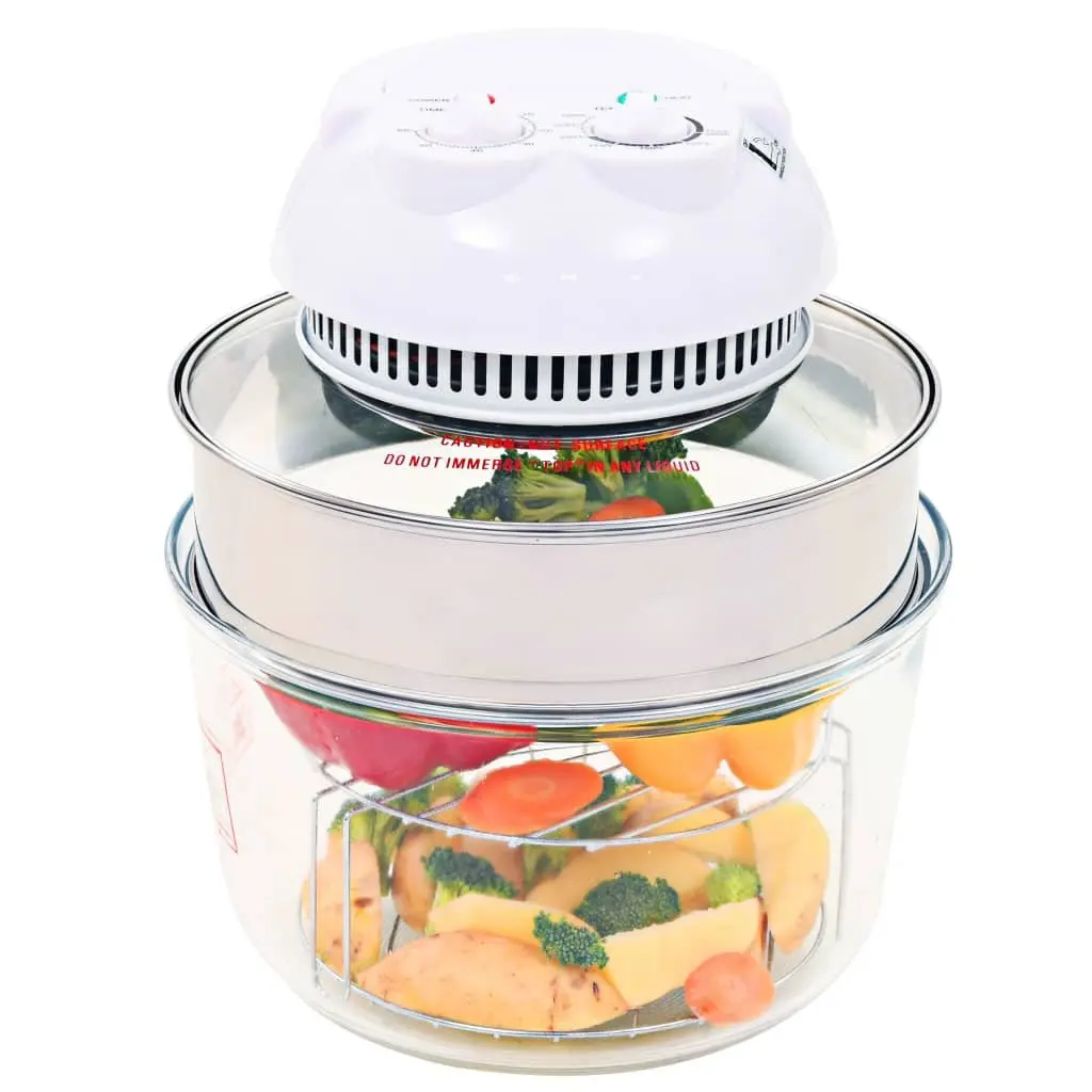 Halogen Convection Oven 800W, 10L Capacity, Glass Bowl