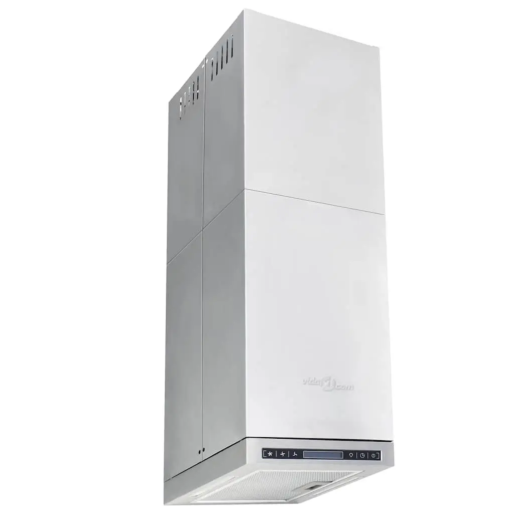 Island Range Hood Kitchen Stainless Steel 756 m³/h LCD Display Touch Sensor