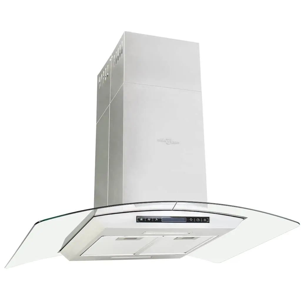 90cm LCD Touch Sensor Island Range Hood