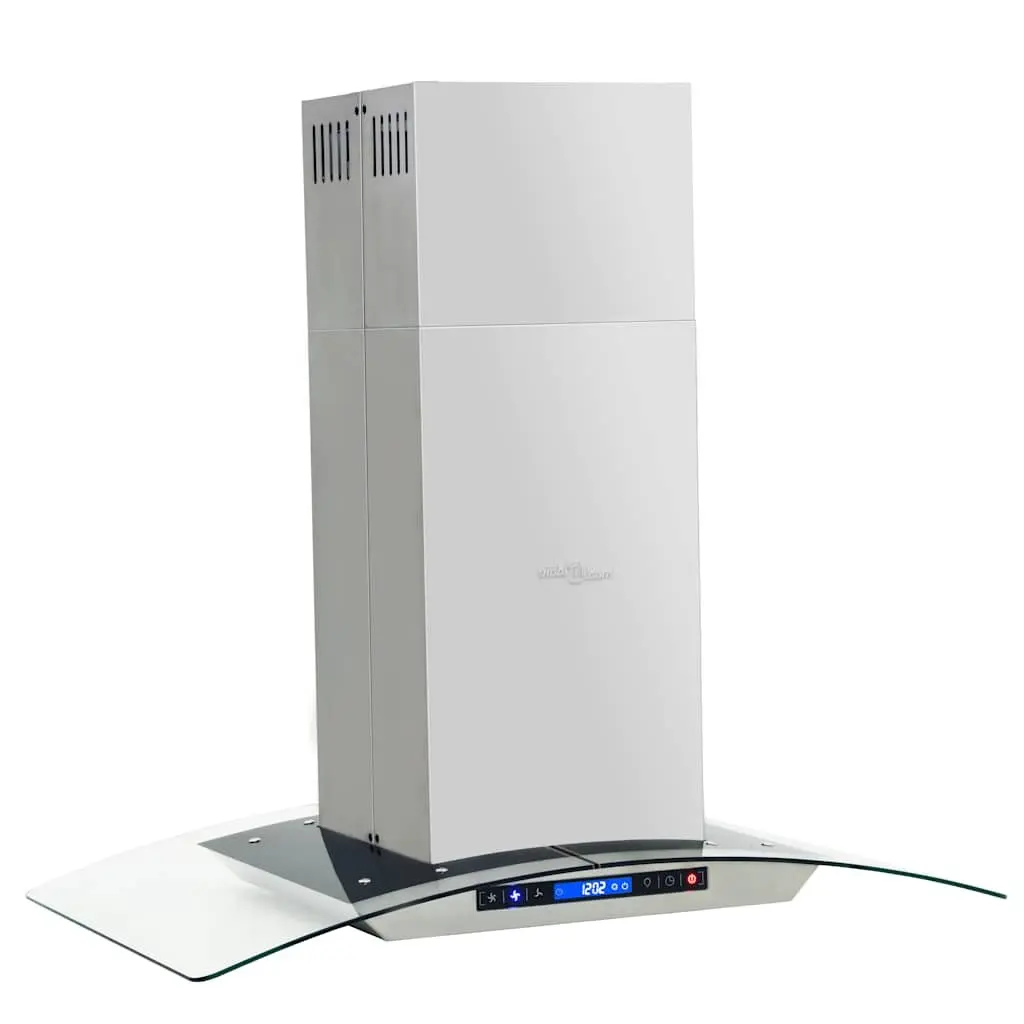 90cm LCD Touch Sensor Island Range Hood