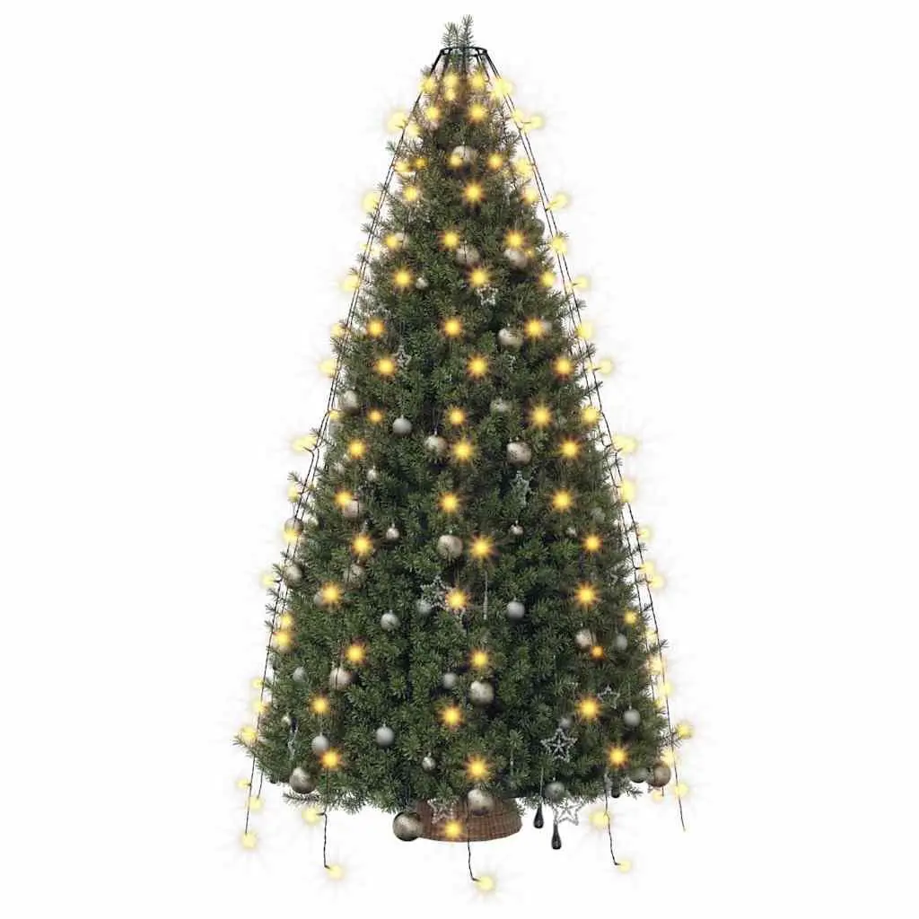 LED Net Lights for Christmas Tree Indoor Outdoor 180cm White Warm Bright