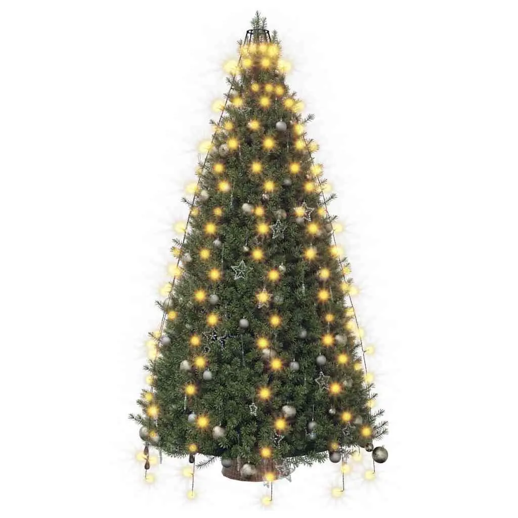 Christmas Tree Net Lights Indoor Outdoor 210 LEDs White