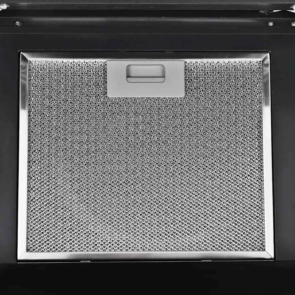 Wall Mounted Range Hood Kitchen 90cm Stainless Steel Black