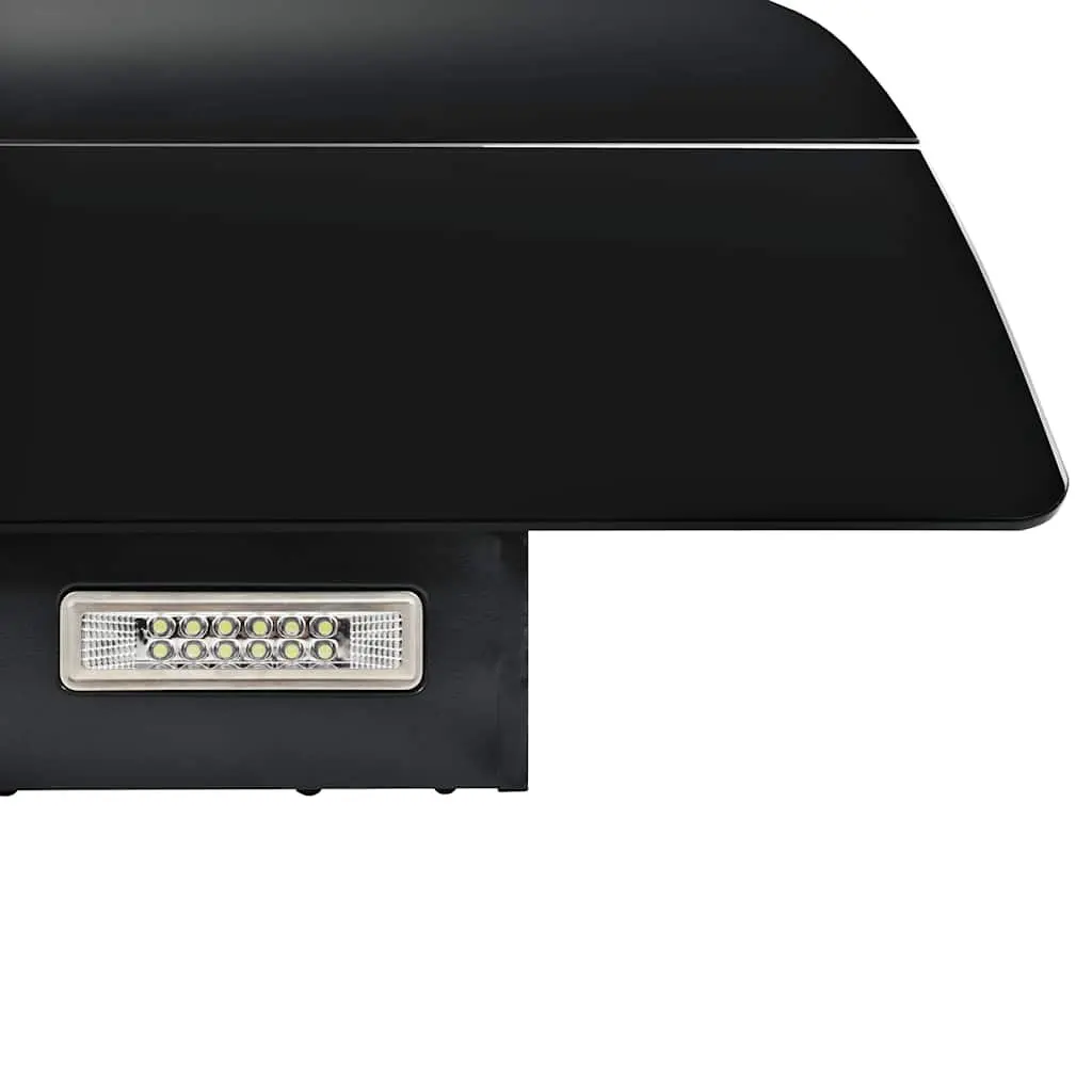 Wall Mounted Range Hood Kitchen 90cm Stainless Steel Black